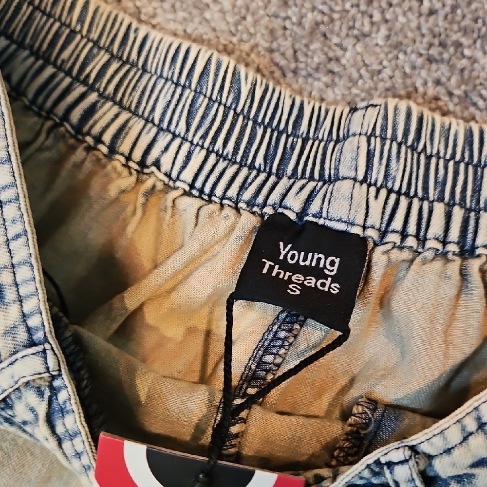 Bohemian Patchwork Flare Jeans By Young Threads - Picture 6 of 8